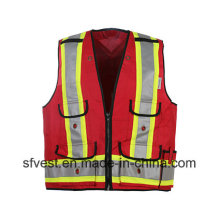 High Visibility Reflective Mesh Safety Vest with Class2 CSA